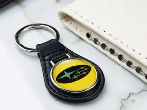 Subaru Leather Key Sturdy Edition Tuning Design